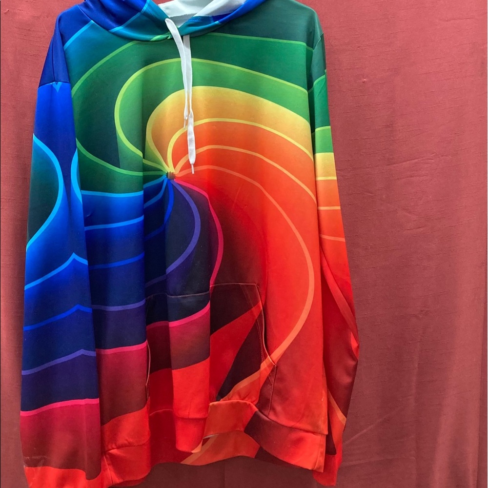 Rainbow Swirl Hoodie